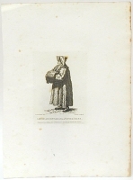 A Russian Gentleman In A Winter Dress Офорт (вторая половина XVIII века), Западная Европа артикул 5102b.