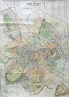 План города Москвы с пригородами Карта (начало XX века), Россия артикул 5114b.