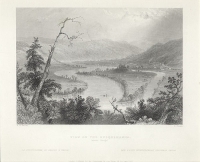 View on the Susquehanna Гравюра (первая половина XIX века), Англия артикул 5235b.