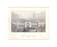 Palais de la Legion d'Honneur Гравюра (XIX век), Франция артикул 5241b.